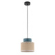 Підвісний світильник, люстра TK Lighting 3257 Duo Juta E27 1x15W IP20 синій