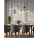 Підвісний світильник, люстра TK Lighting 4797 Esme E27 6x15W IP20 різнокольоровий