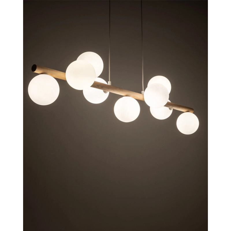 Підвісний світильник, люстра TK Lighting 5906 Estera G9 9x8W IP20 бежевий