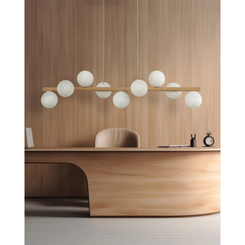 Підвісний світильник, люстра TK Lighting 5906 Estera G9 9x8W IP20 бежевий