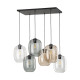 Підвісний світильник, люстра TK Lighting 5974 Elio E27 6x15W IP20 різнокольоровий