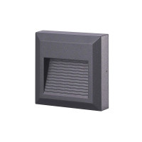 Світильник для підсвітки сходів/коридору Azzardo AZ4510 Afi LED 1x2.5W 3000K 200Lm IP54 темно-сірий
