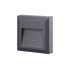 Світильник для підсвітки сходів/коридору Azzardo AZ4511 Afi LED 1x2.5W 4000K 200Lm IP54 темно-сірий