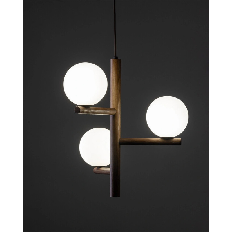 Підвісний світильник, люстра TK Lighting 10271 Estera G9 3x8W IP20 коричневий