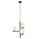 Підвісний світильник, люстра TK Lighting 10271 Estera G9 3x8W IP20 коричневий