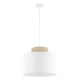 Підвісний світильник, люстра TK Lighting 1856 Duo Juta E27 1x15W IP20 білий