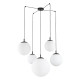 Люстра TK Lighting 4791 Esme E27 5x15W IP20 чорна