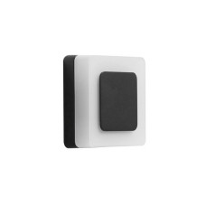Вуличний фасадний світильник AZzardo ENOK SQUARE WALL 4000K BK AZ4462