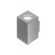 Вуличний фасадний світильник Azzardo AZ0888 Livio GU10 2x35W IP54 сірий