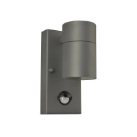 Вуличний фасадний світильник з датчиком руху Azzardo AZ4455 Ulf Sensor GU10 1x35W IP44 темно-сірий