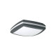 Вуличний стельовий світильник Azzardo AZ2186 Fano S LED 1x9W 3000K 582Lm IP54 темно-сірий