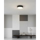 Вуличний стельвоий світильник Azzardo AZ4490 Casper Round LED 1x15W 3000K 1200Lm IP54 чорний
