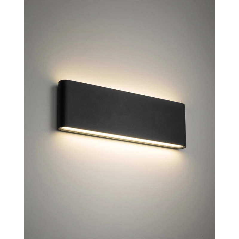 Фасадний вуличний світильник TK Lighting 18084 Arwena L LED 2x12W 3000K 1000Lm IP54 сірий