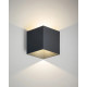 Фасадний вуличний світильник TK Lighting 18086 Cube LED 2x5W 3000K 650Lm IP54 графітовий