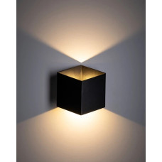 Фасадний вуличний світильник TK Lighting 18182 Cube LED 2x5W 3000K 650Lm IP54 чорний