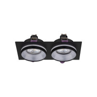 Точковий світильник TK Lighting 6925 Jet GU10 2x10W IP20 чорний