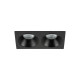 Точковий світильник TK Lighting 10579 Prisma Duo GU10 2x10W IP65 чорний