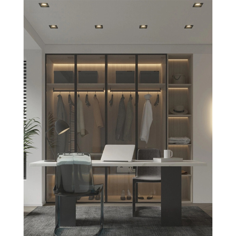 Точковий світильник TK Lighting 10581 Prisma GU10 1x10W IP65 чорний