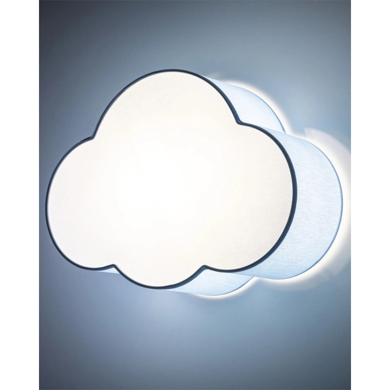 Світильник стельовий TK Lighting 6074 Cloud M E27 2x15W IP20 блакитний