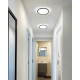 Світильник стельовий TK Lighting 6901 Aqua LED 1x24W 3000K/4000K/6500K 2565Lm IP54 чорний