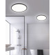 Світильник стельовий TK Lighting 6905 Aqua LED 1x45W 3000K/4000K/6500K 4980Lm IP54 чорний