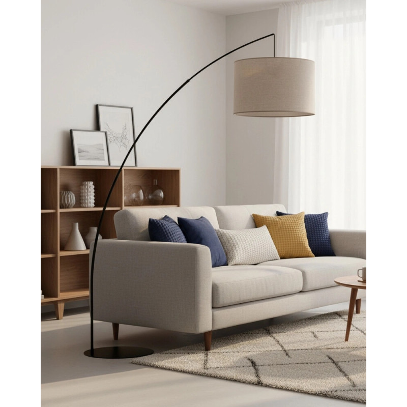 Торшер TK Lighting 5486 Moby E27 1x15W IP20 бежевий