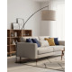 Торшер TK Lighting 5486 Moby E27 1x15W IP20 бежевий