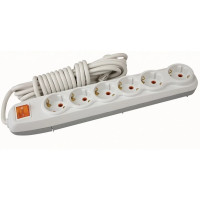 Удлинитель NILSON 3х1,5 6p 3м с заземлением и выключателем (46131103)