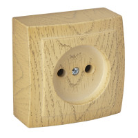 Розетка Nilson Themis клен 1-на без заземления ( 26281015 )