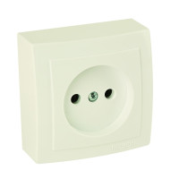 Розетка Nilson Themis кремовая 1-я без заземления ( 26121015 )