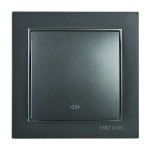 Выключатель Nilson Thor антрацит 1кл промежуточный ( 27161010 )