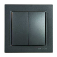 Выключатель Nilson Thor антрацит 2кл (27161003)