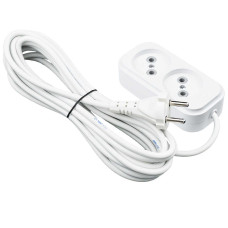 Удлинитель PiN 2х0,75 2p 3м без заземления (802030)