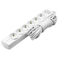 Удлинитель Violux 6р 5м с заземлением с выключателем ( 920520 )