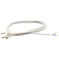 Провід мережевий з вилкою PIN 2х0,75  1,5м 16A без заз. (30шт)