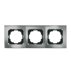 Рамка Nilson Touran Lux антрацит металл 3-я ( 22FME0093 )