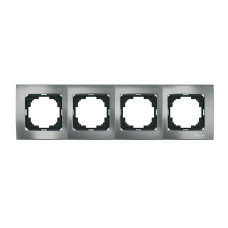 Рамка Nilson Touran Lux антрацит металл 4-я ( 22FME0094 )