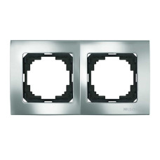Рамка Nilson Touran Lux хром металл 2-я ( 22KRM0092 )