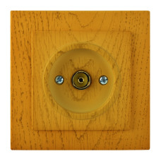Розетка Nilson Touran дуб TV проходная ( 24251028 )