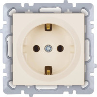 Розетка Nilson Touran крем 1на с/с без рамки 24120417