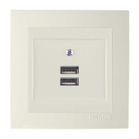 Розетка Nilson Touran кремовая 2-на USB ( 24121081 )