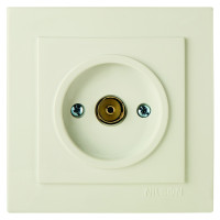 Розетка Nilson Touran кремовая TV проходная ( 24121028 )