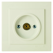 Розетка Nilson Touran кремовая TV проходная ( 24121028 )