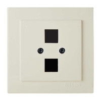 Розетка Nilson Touran кремовая компьютерная 2-я без модуля ( 24121043 )