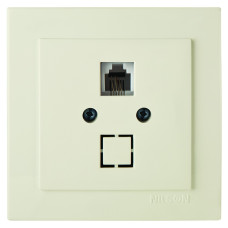 Розетка Nilson Touran кремовая телефонная (24121040)