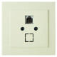 Розетка Nilson Touran кремовая телефонная (24121040)